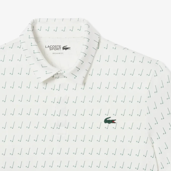 Polo da golf da uomo con protezione UV, vestibilità regolare