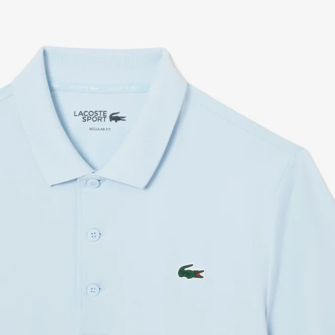 Polo da golf da uomo con protezione UV, vestibilità regolare