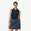 Polo da golf elasticizzata slim fit con protezione UV da donna Polo da golf elasticizzata slim fit con protezione UV da donna