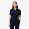 Polo da golf elasticizzata slim fit con protezione UV da donna Polo da golf elasticizzata slim fit con protezione UV da donna
