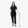 Polo da golf elasticizzata slim fit con protezione UV da donna Polo da golf elasticizzata slim fit con protezione UV da donna