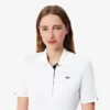 Polo da golf elasticizzata slim fit con protezione UV da donna Polo da golf elasticizzata slim fit con protezione UV da donna