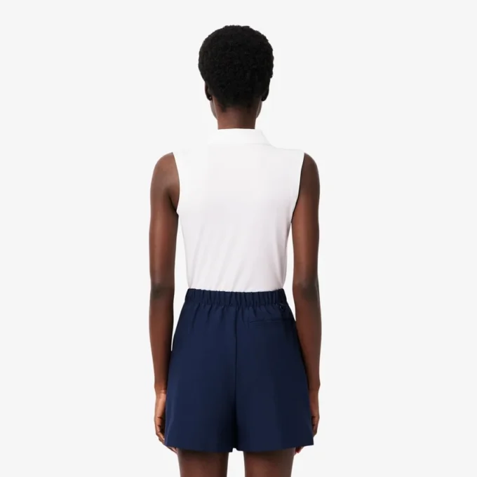 Polo da golf elasticizzata slim fit con protezione UV da donna Polo da golf elasticizzata slim fit con protezione UV da donna