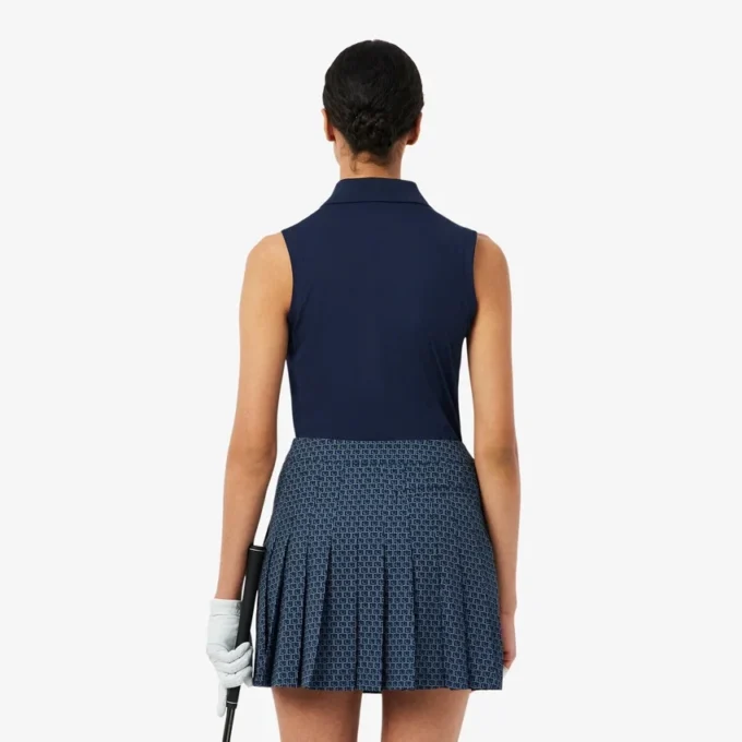 Polo da golf elasticizzata slim fit con protezione UV da donna Polo da golf elasticizzata slim fit con protezione UV da donna
