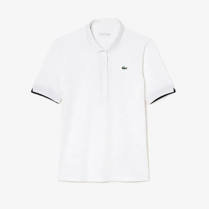 Polo da golf elasticizzata slim fit con protezione UV da donna Polo da golf elasticizzata slim fit con protezione UV da donna