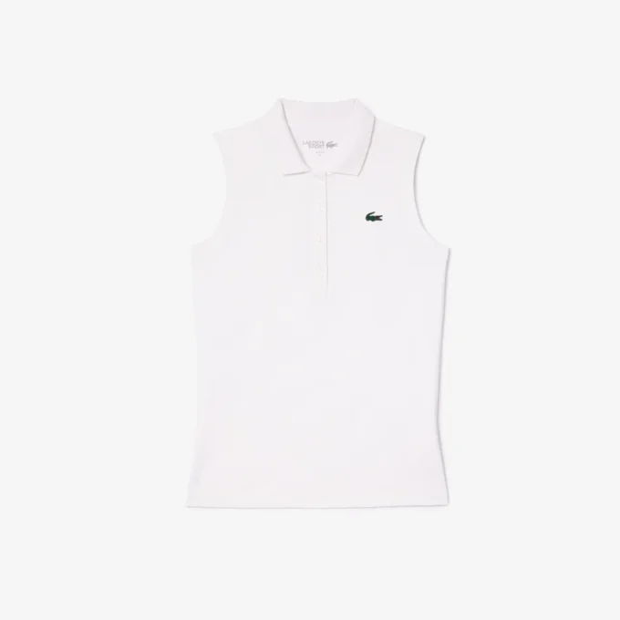 Polo da golf elasticizzata slim fit con protezione UV da donna Polo da golf elasticizzata slim fit con protezione UV da donna