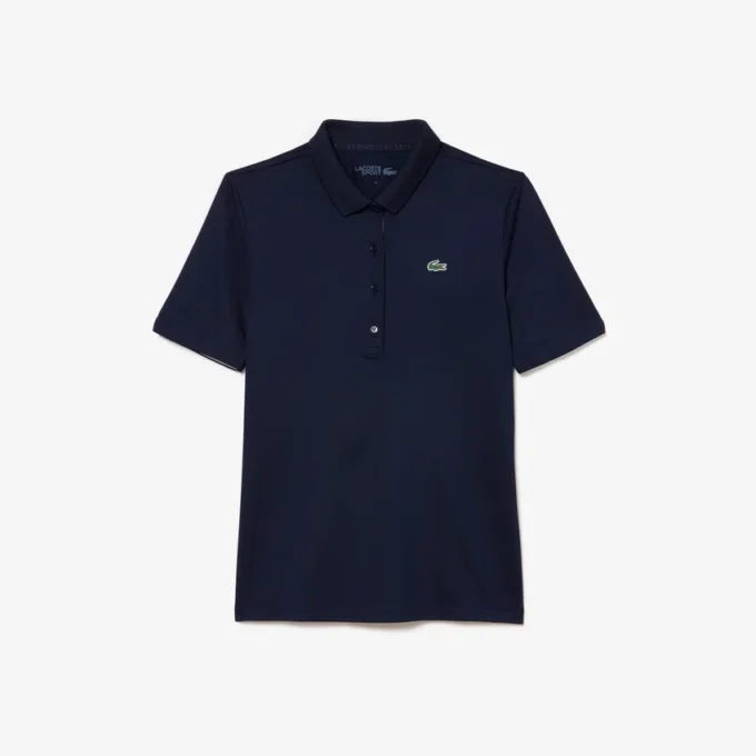 Polo da golf elasticizzata slim fit con protezione UV da donna Polo da golf elasticizzata slim fit con protezione UV da donna