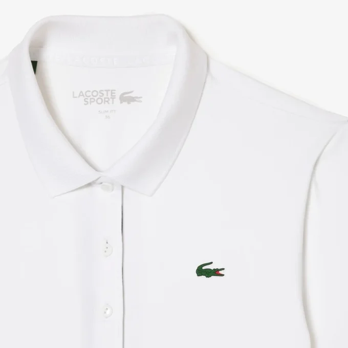 Polo da golf elasticizzata slim fit con protezione UV da donna Polo da golf elasticizzata slim fit con protezione UV da donna