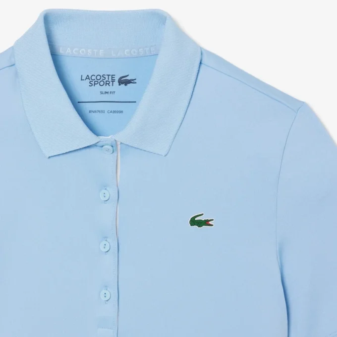 Polo da golf elasticizzata slim fit con protezione UV da donna Polo da golf elasticizzata slim fit con protezione UV da donna