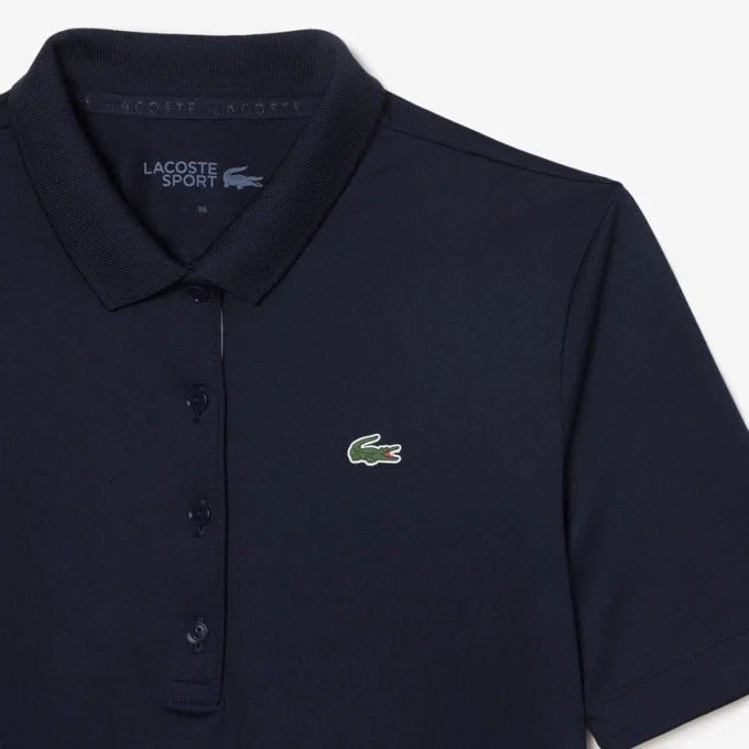 Polo da golf elasticizzata slim fit con protezione UV da donna Polo da golf elasticizzata slim fit con protezione UV da donna