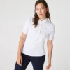 Polo da golf elasticizzata slim fit con protezione UV da donna Polo da golf elasticizzata slim fit con protezione UV da donna
