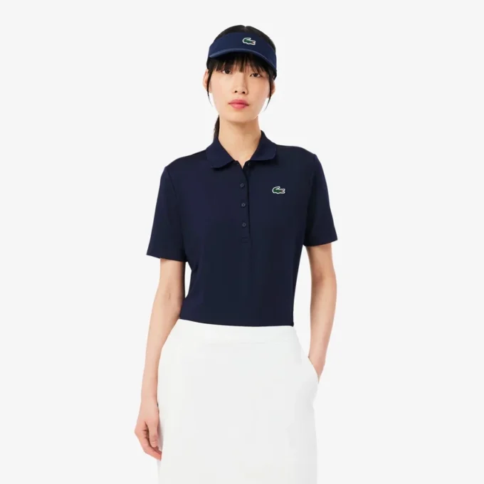 Polo da golf slim fit elasticizzata con protezione UV Polo da golf slim fit elasticizzata con protezione UV