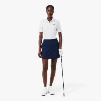 Polo da golf slim fit elasticizzata con protezione UV