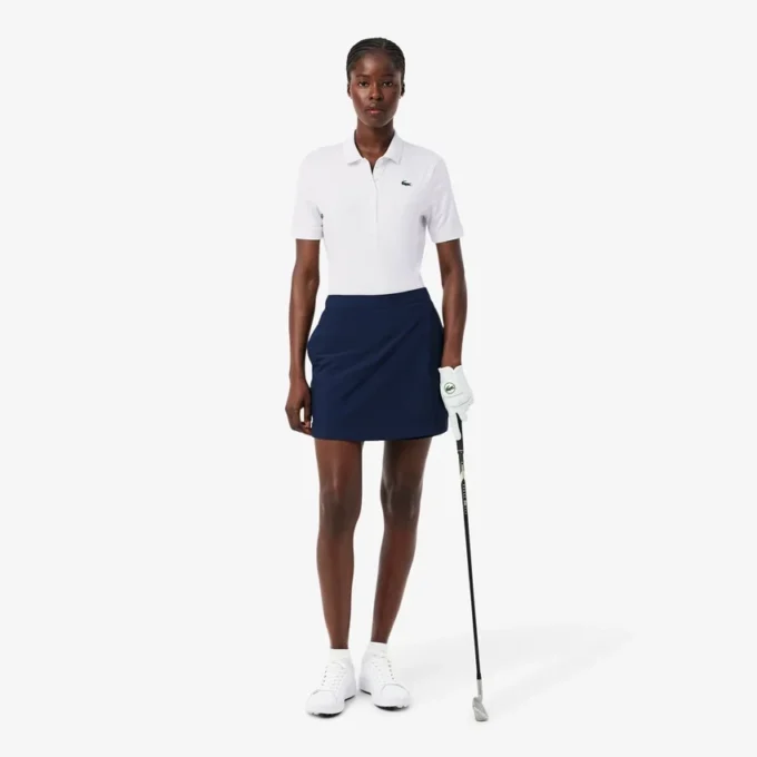 Polo da golf slim fit elasticizzata con protezione UV Polo da golf slim fit elasticizzata con protezione UV