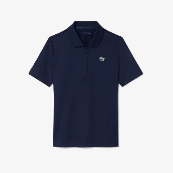 Polo da golf slim fit elasticizzata con protezione UV Polo da golf slim fit elasticizzata con protezione UV