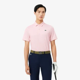 Polo da golf stampata, vestibilità regolare