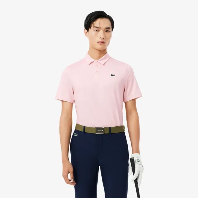 Polo da golf stampata, vestibilità regolare Polo da golf stampata, vestibilità regolare