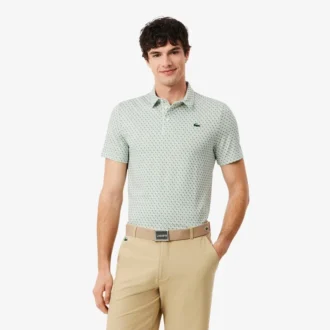 Polo da golf stampata, vestibilità regolare
