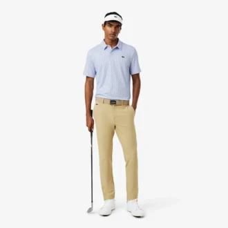 Polo da golf stampata, vestibilità regolare