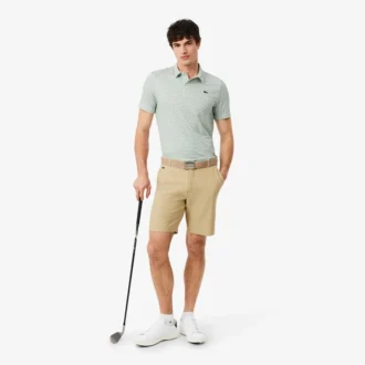 Polo da golf stampata, vestibilità regolare