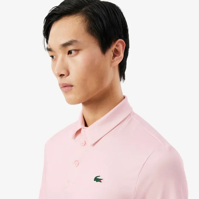 Polo da golf stampata, vestibilità regolare Polo da golf stampata, vestibilità regolare