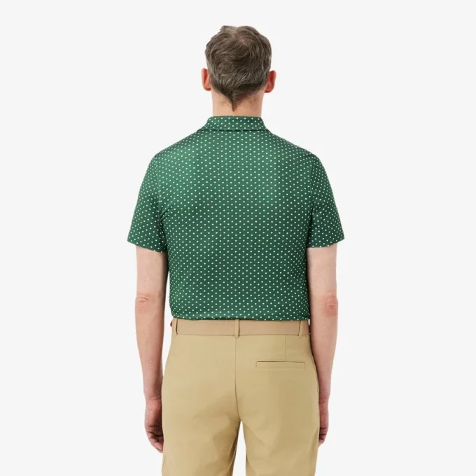 Polo da golf stampata, vestibilità regolare Polo da golf stampata, vestibilità regolare