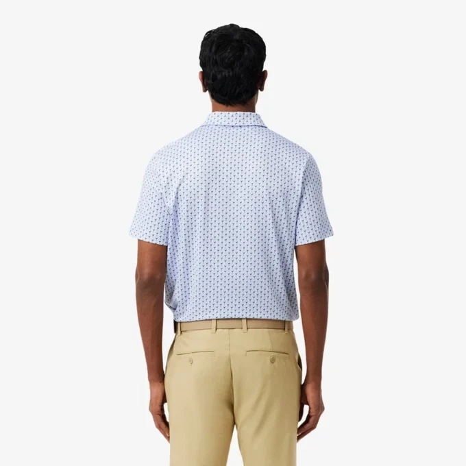 Polo da golf stampata, vestibilità regolare Polo da golf stampata, vestibilità regolare