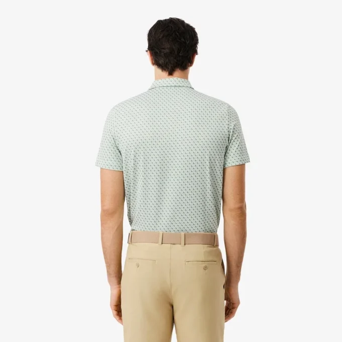 Polo da golf stampata, vestibilità regolare Polo da golf stampata, vestibilità regolare