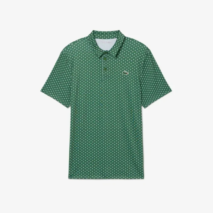 Polo da golf stampata, vestibilità regolare Polo da golf stampata, vestibilità regolare