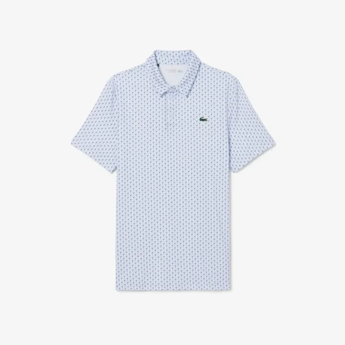 Polo da golf stampata, vestibilità regolare Polo da golf stampata, vestibilità regolare