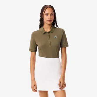 Polo da golf termoregolante slim fit da donna