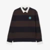 Polo da rugby a righe da uomo con vestibilità comoda Polo da rugby a righe da uomo con vestibilità comoda