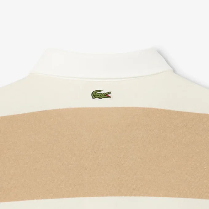 Polo da rugby a righe da uomo dalla vestibilità comoda Polo da rugby a righe da uomo dalla vestibilità comoda