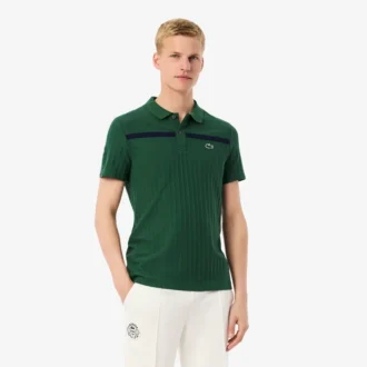 Polo da tennis Heritage da uomo con badge Ultra Dry