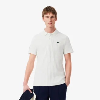 Polo da tennis Heritage da uomo con badge Ultra Dry