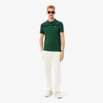 Polo da tennis Heritage da uomo con badge Ultra Dry