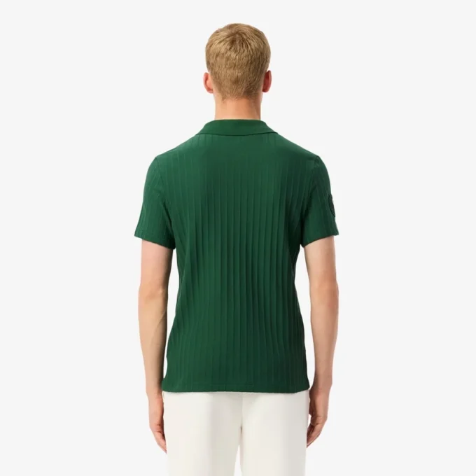 Polo da tennis Heritage da uomo con badge Ultra Dry Polo da tennis Heritage da uomo con badge Ultra Dry