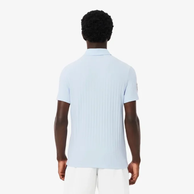 Polo da tennis Heritage da uomo con badge Ultra Dry Polo da tennis Heritage da uomo con badge Ultra Dry