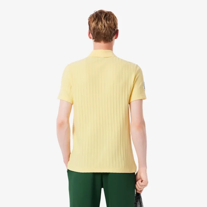 Polo da tennis Heritage da uomo con badge Ultra Dry Polo da tennis Heritage da uomo con badge Ultra Dry