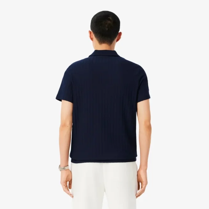 Polo da tennis Heritage da uomo con badge Ultra Dry Polo da tennis Heritage da uomo con badge Ultra Dry