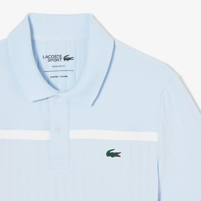 Polo da tennis Heritage da uomo con badge Ultra Dry Polo da tennis Heritage da uomo con badge Ultra Dry