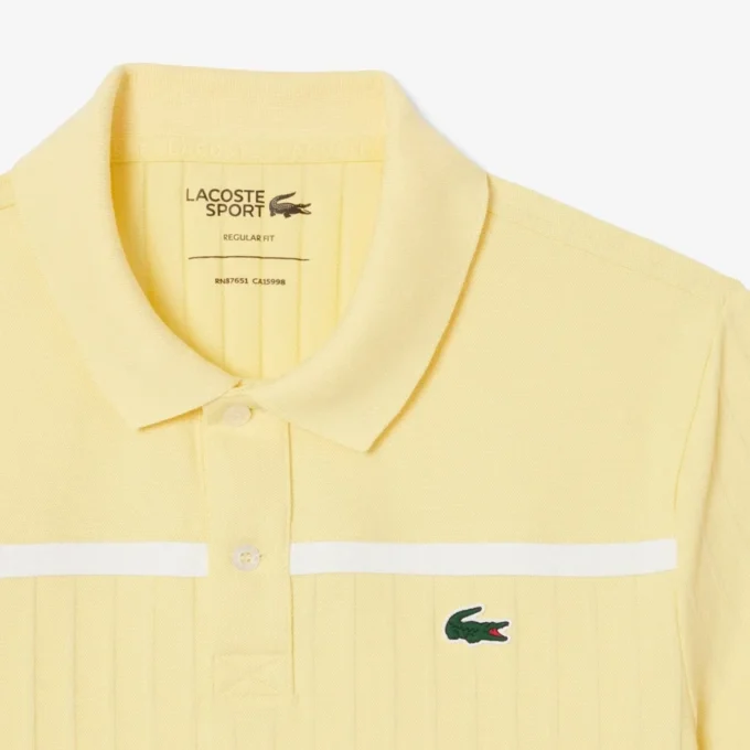 Polo da tennis Heritage da uomo con badge Ultra Dry Polo da tennis Heritage da uomo con badge Ultra Dry