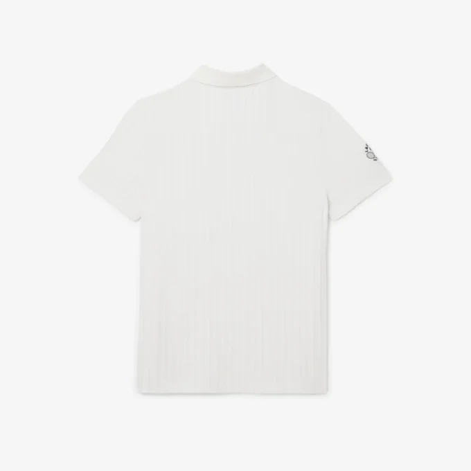 Polo da tennis Heritage da uomo con badge Ultra Dry Polo da tennis Heritage da uomo con badge Ultra Dry
