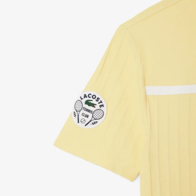 Polo da tennis Heritage da uomo con badge Ultra Dry Polo da tennis Heritage da uomo con badge Ultra Dry