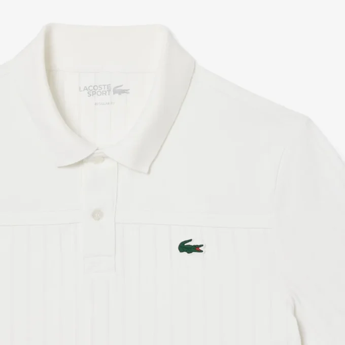 Polo da tennis Heritage da uomo con badge Ultra Dry Polo da tennis Heritage da uomo con badge Ultra Dry