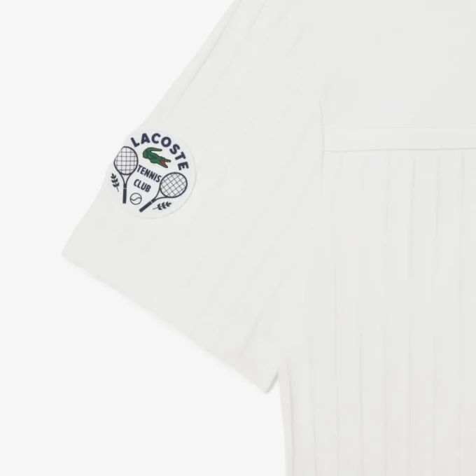 Polo da tennis Heritage da uomo con badge Ultra Dry Polo da tennis Heritage da uomo con badge Ultra Dry