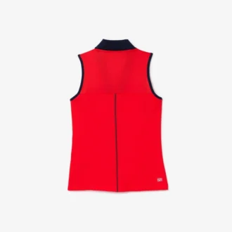 Polo da tennis senza maniche Slim Fit Ultra Dry da donna