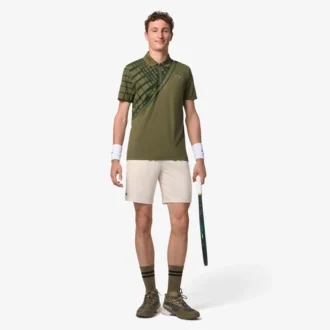 Polo da tennis slim fit stampata Ultra Dry da uomo
