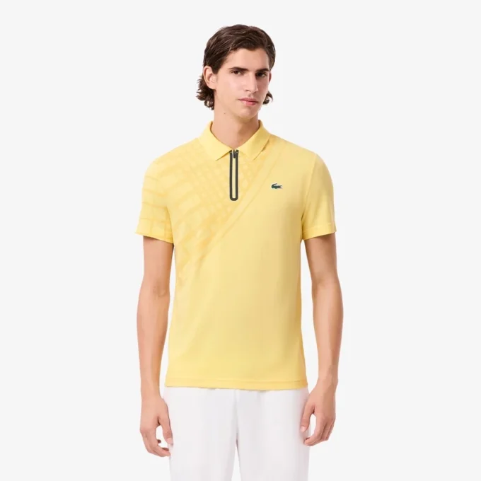 Polo da tennis slim fit stampata Ultra Dry da uomo Polo da tennis slim fit stampata Ultra Dry da uomo