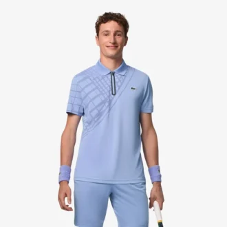 Polo da tennis slim fit stampata Ultra Dry da uomo